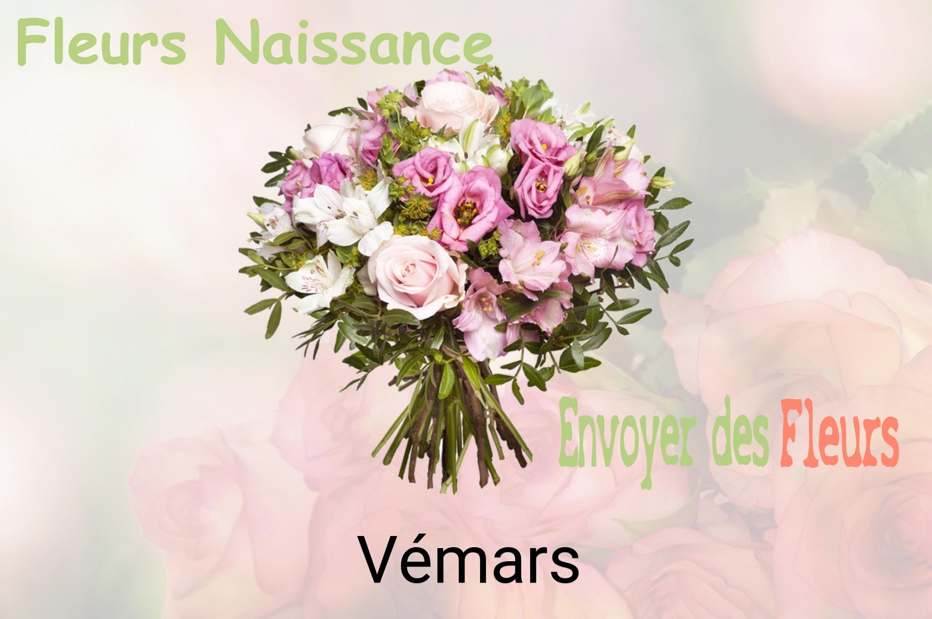 Bouquet de fleurs de naissance livré à Vémars